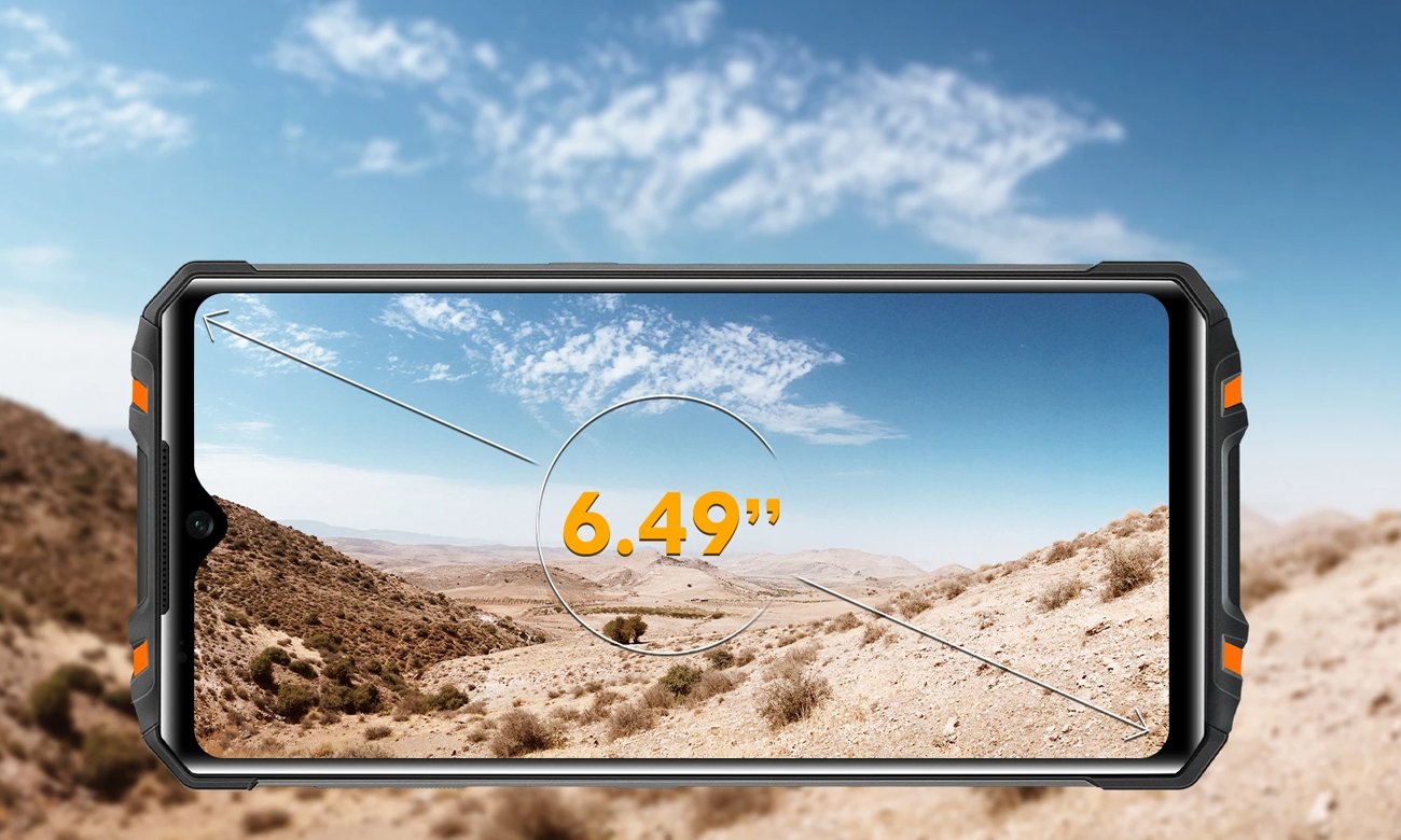 Ekran o rozdzielczości HD+ z technologią IPS