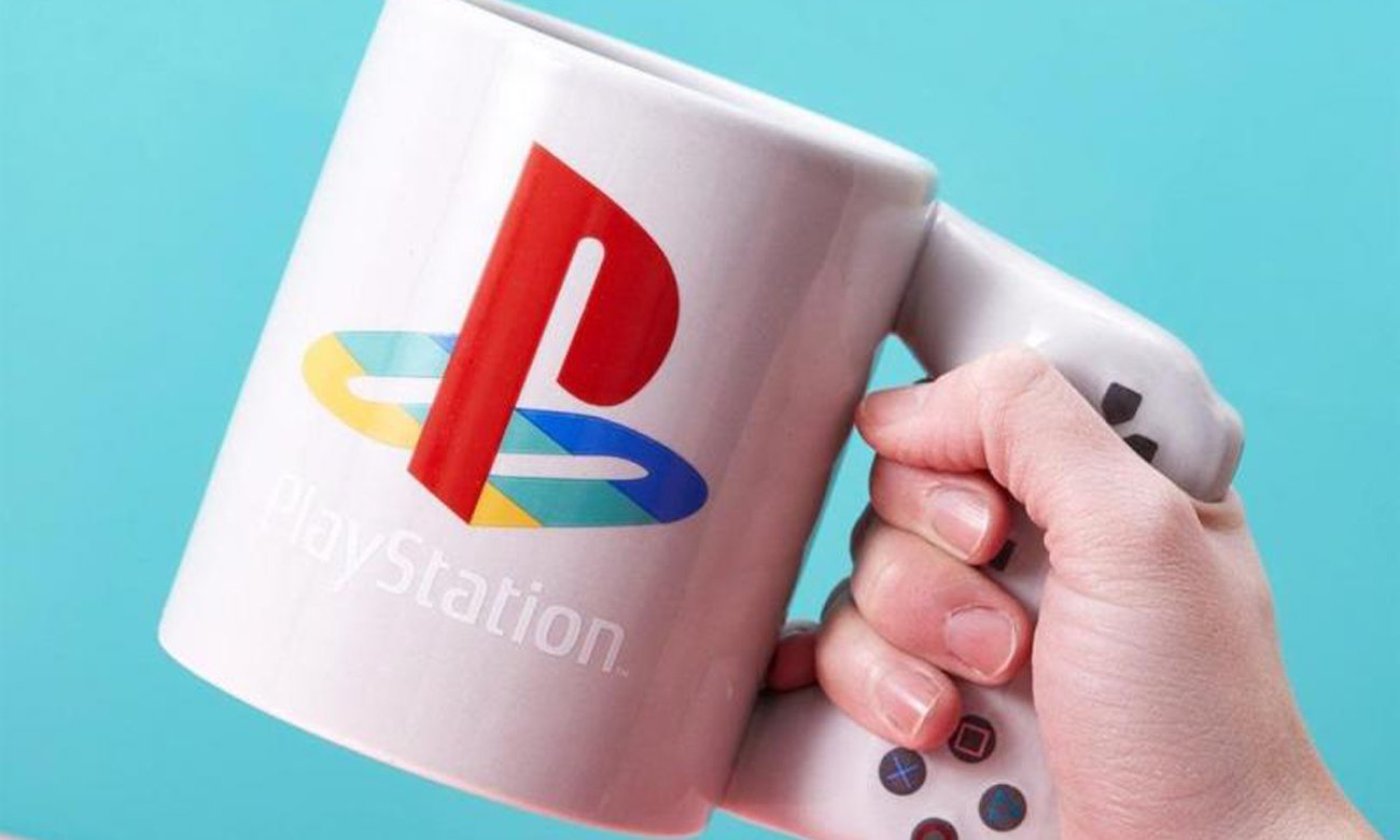 Kubek 3D Paladone PlayStation Szary - Grafika z tłem