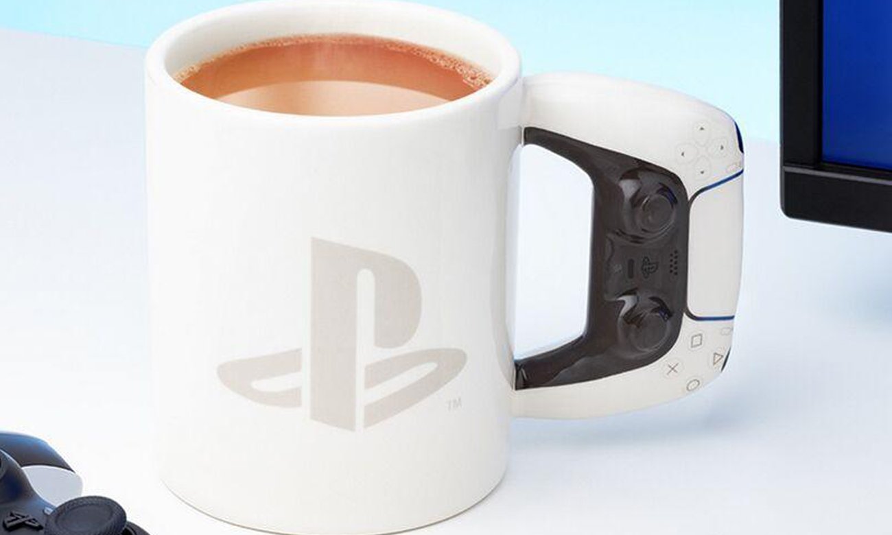 Kubek 3D Paladone PlayStation PS5 DualSense - Grafika z tłem
