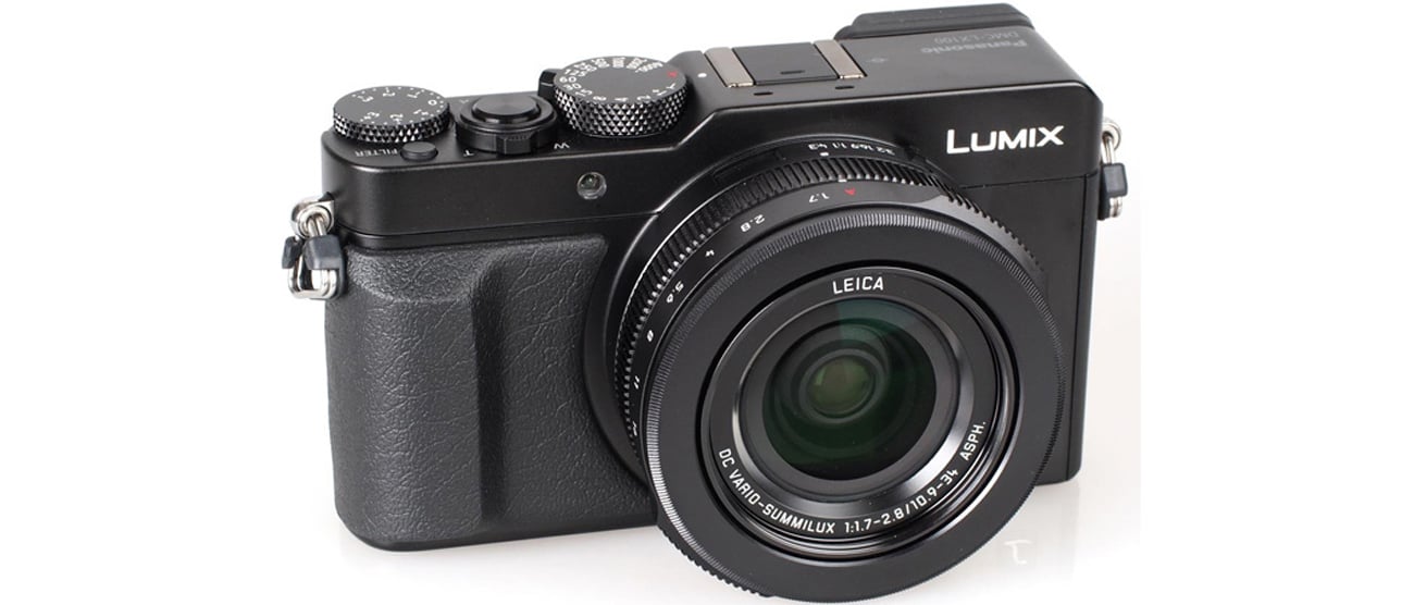 Aparat kompaktowy Panasonic Lumix DMC-LX100 czarny DMC-LX100EPK pod kątem
