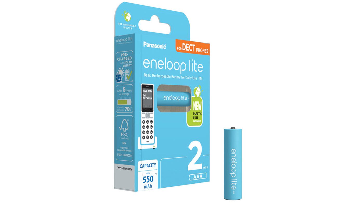 Akumulator Panasonic ENELOOP LITE AAA 550mAh 2 szt