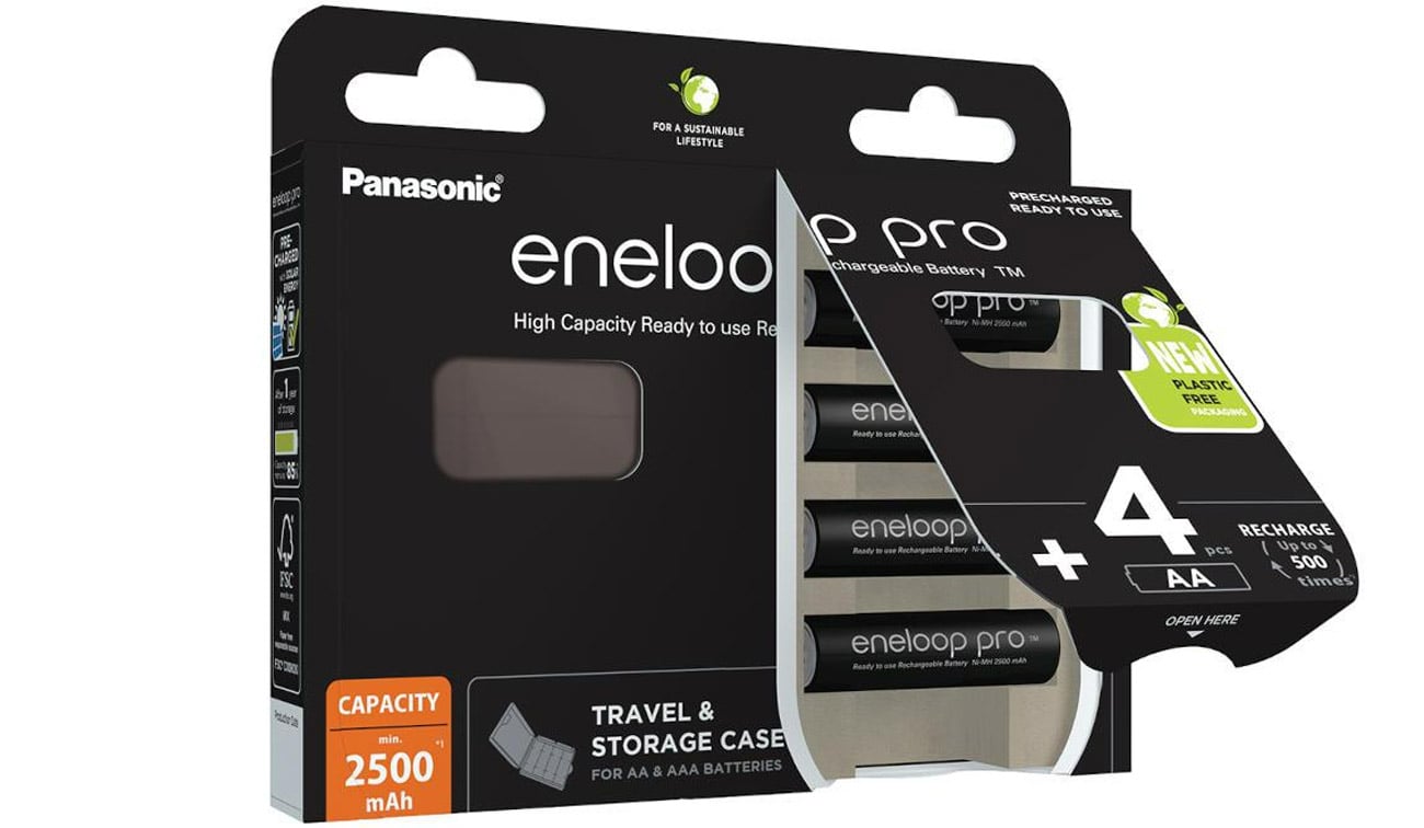 Akumulatory Panasonic ENELOOP PRO AA 2500mAh 4 szt + box