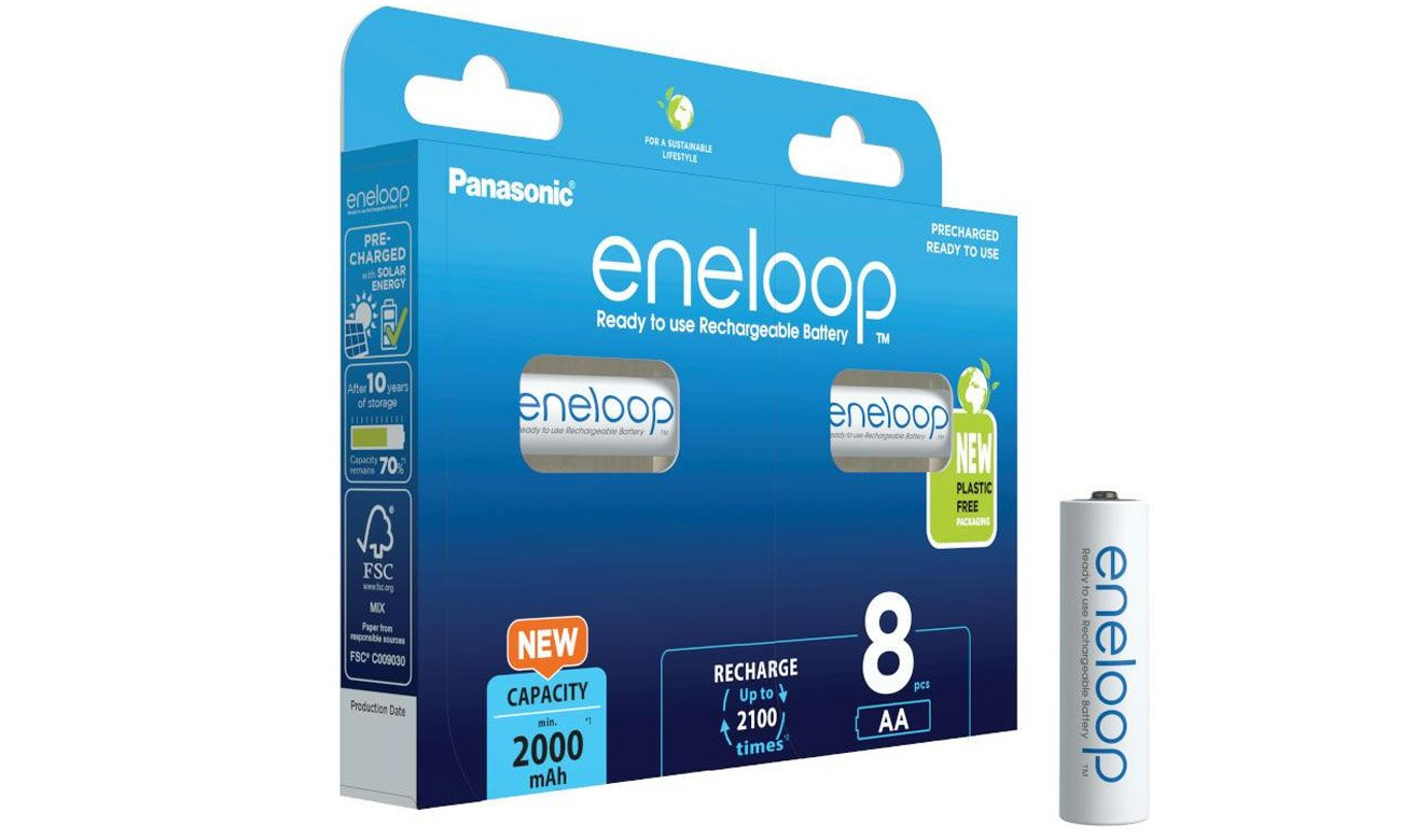 Panasonic ENELOOP AA 2000mAh Akkus 8 Stück