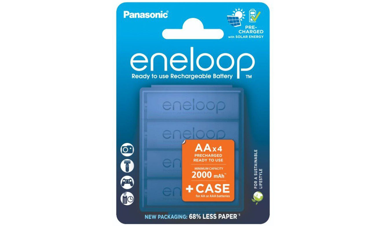 Akumulatory Panasonic ENELOOP 2000mAh 4 szt + box