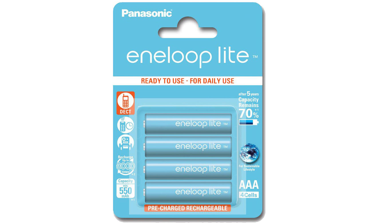 Akumulator uniwersalny Panasonic ENELOOP LITE R03/AAA