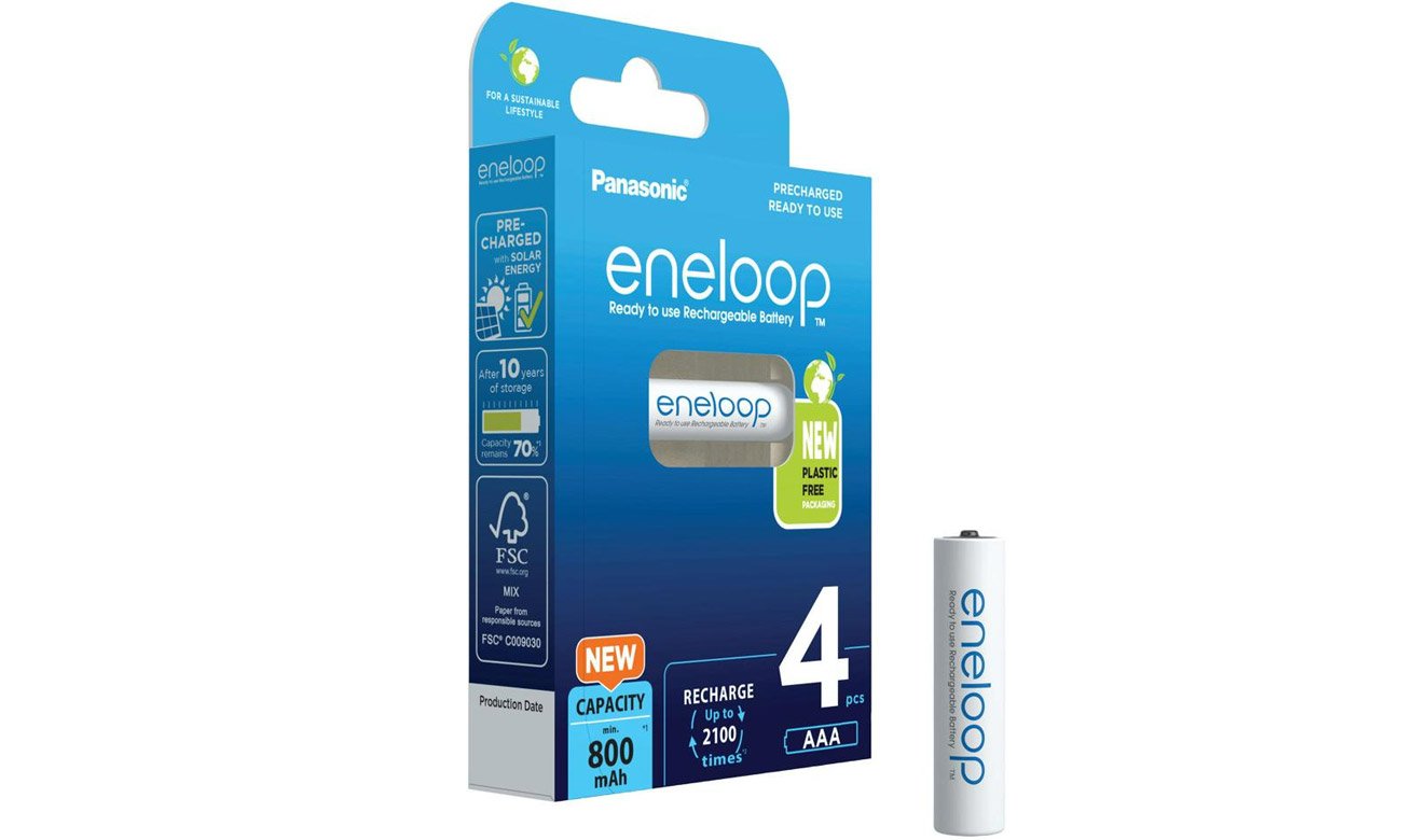 Akumulatory Panasonic ENELOOP AAA 800mAh 4 szt