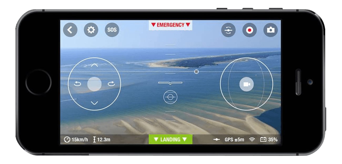 Dron Parrot AR.Drone 2.0 Power Edition Aplikacja AR.FreeFlight