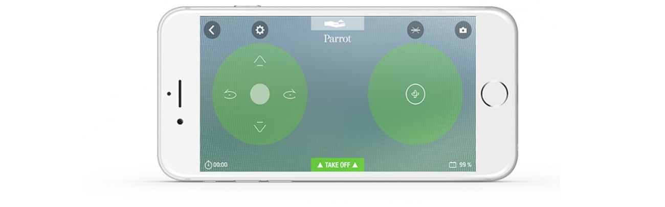 Dron Parrot Swing + kontroler Aplikacja FreeFlight