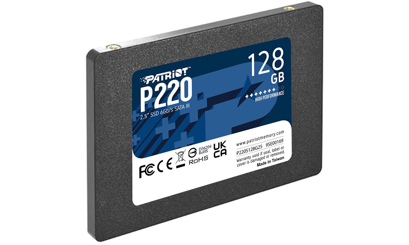 Patriot P220 2.5'' SATA III SSD 128 GB