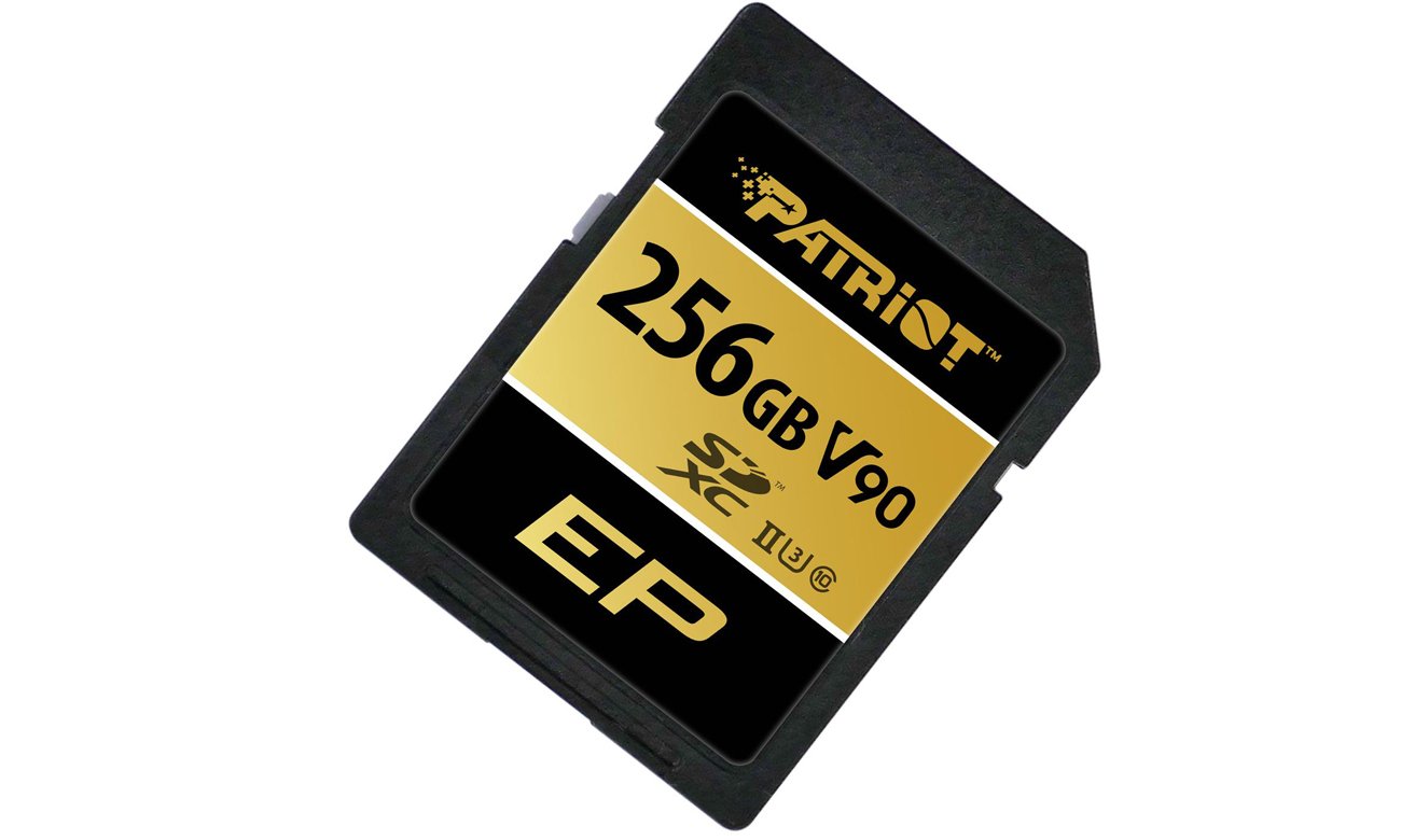 Karta pamięci SD Patriot EP SDXC V90 wygląd