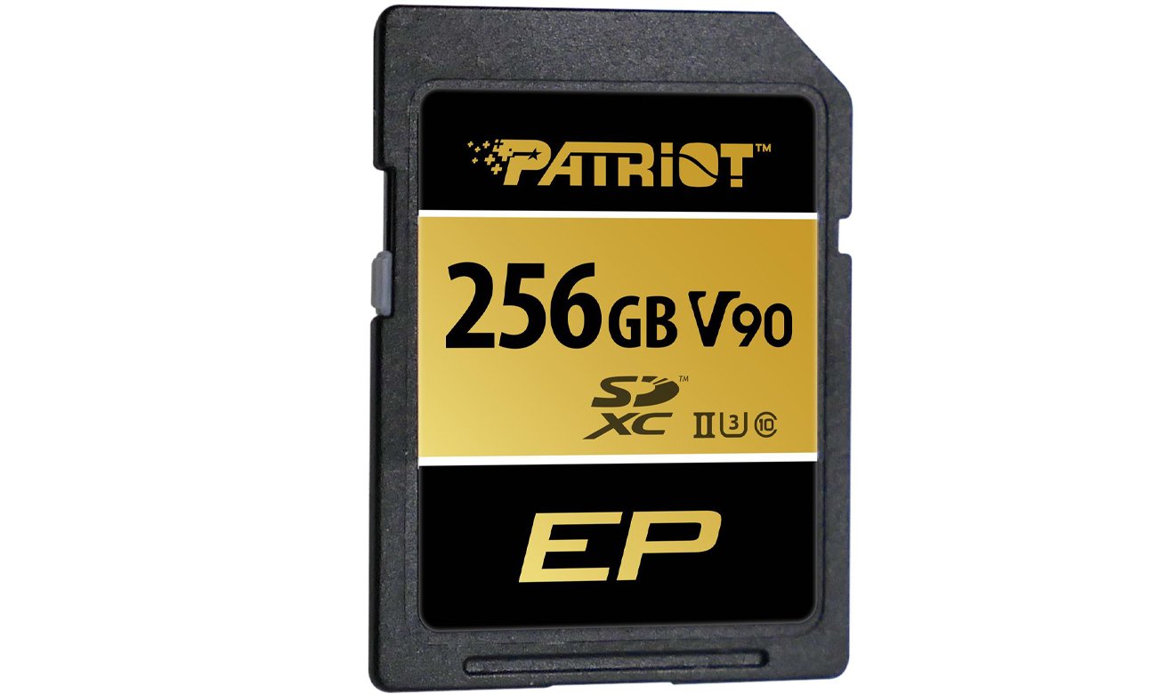 Karta pamięci SD Patriot 256GB EP SDXC V90 UHS-II U3 300MB/s