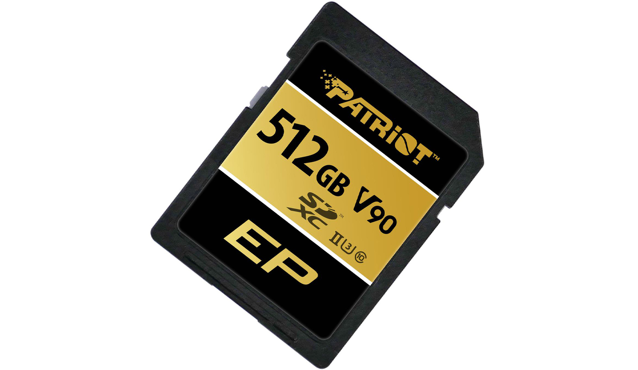 Karta pamięci SD Patriot EP SDXC V90 wygląd