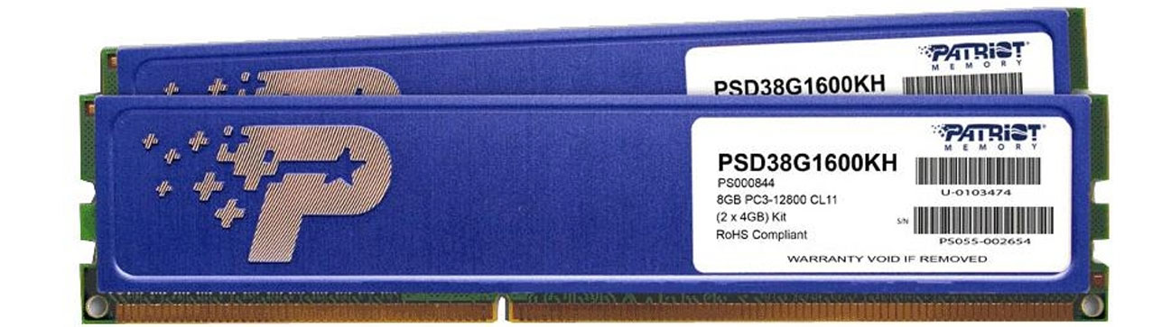 PDP Patriot 8192MB wydajnosc stabilnosc