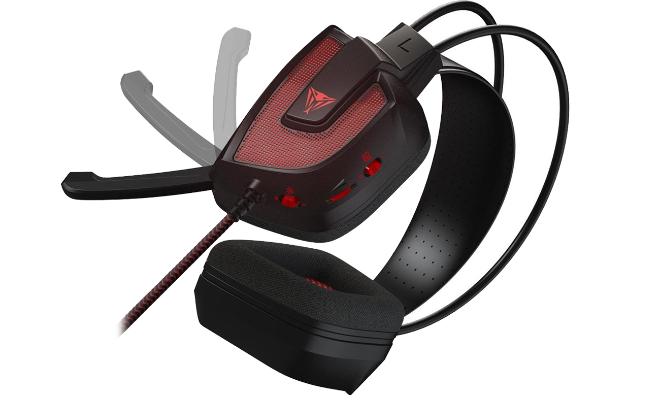 Patriot Viper V360 Virtual 7.1 przyciski sterujące
