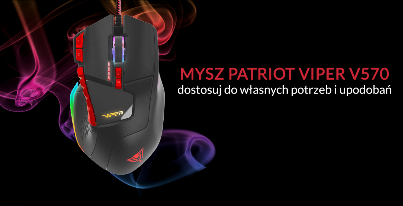Mysz laserowa Patriot Viper V570 RBG