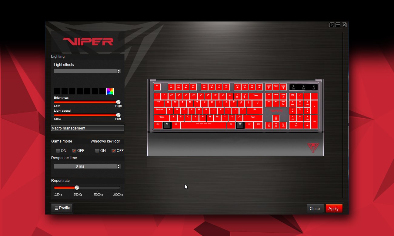 Patriot Viper oprogramowanie
