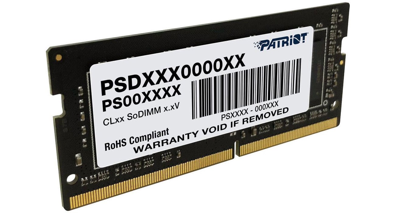 Pamięć RAM SODIMM DDR4 Patriot Signature