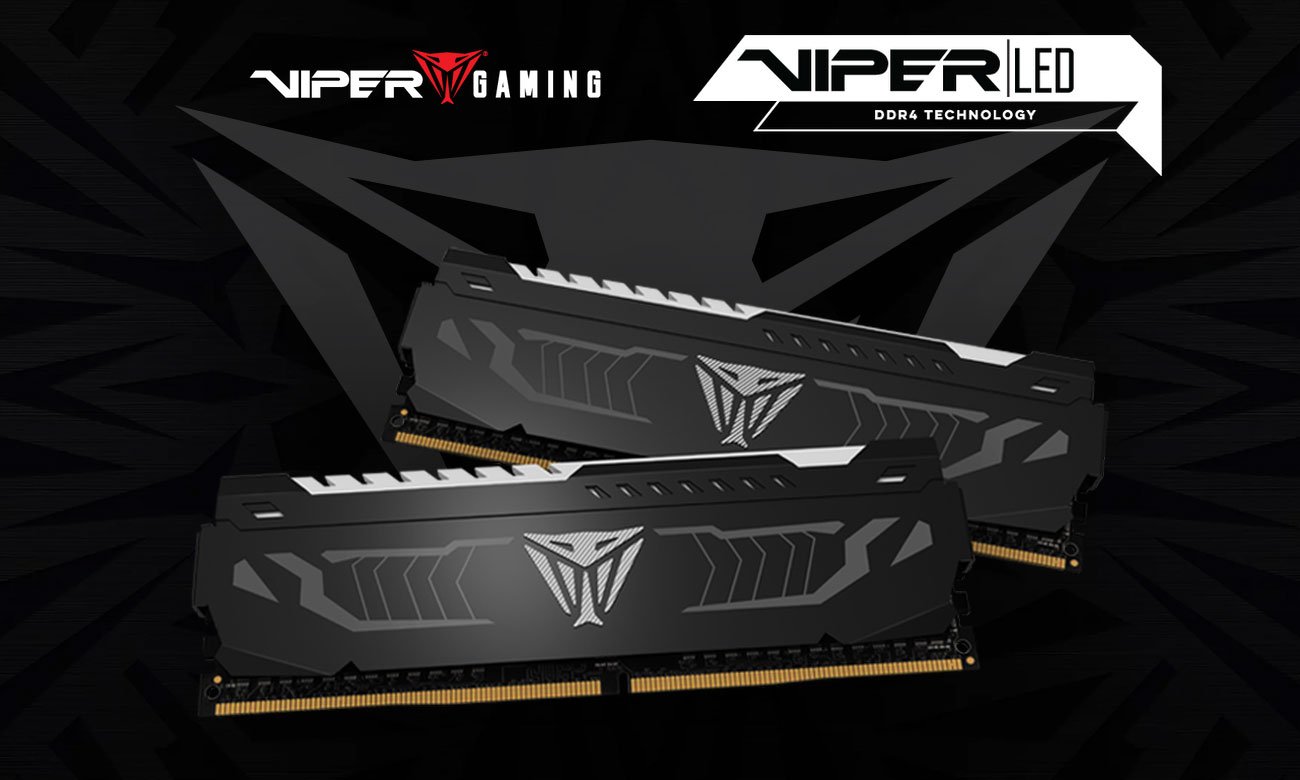 Patriot VIPER White LED DDR4 Gamingowe pamięci RAM