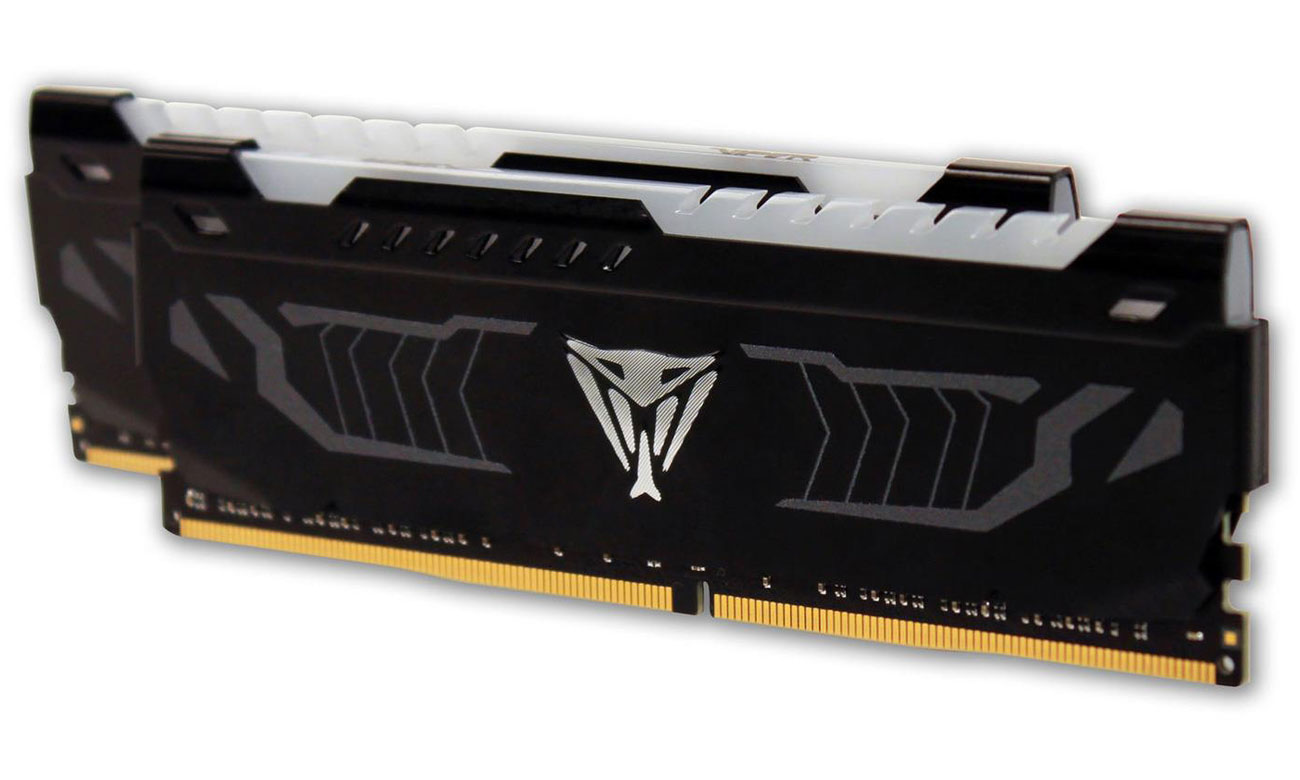 Patriot VIPER White LED DDR4 Stylowy radiator skutecznie odprowadzający ciepło