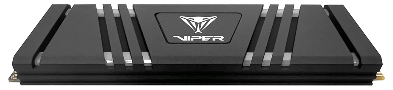 Dysk SSD M.2 Patriot Viper VPR400 RGB - Widok od przodu pod ktem