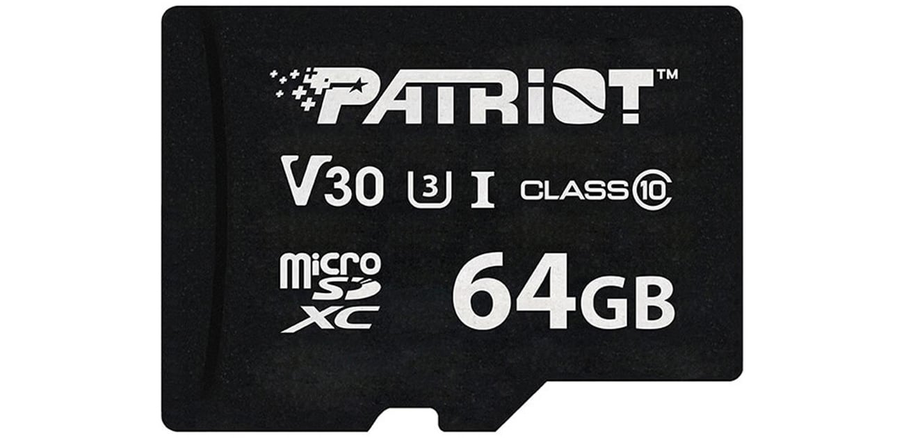 Karta pamięci Patriot 64GB VX microSDXC UHS-I U3 V30
