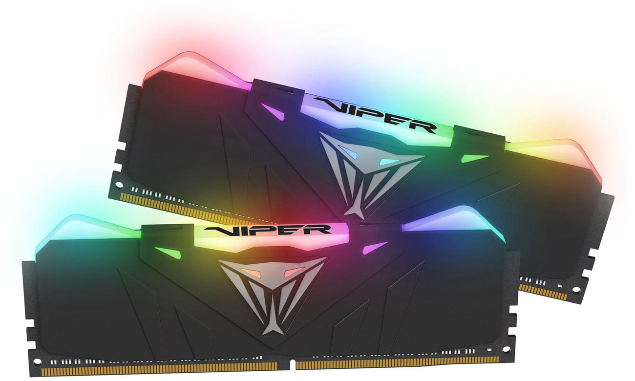 Pamięć RAM DDR4 Patriot 16GB 4133MHz Viper RGB CL19 (2x8GB) PVR416G413C9K