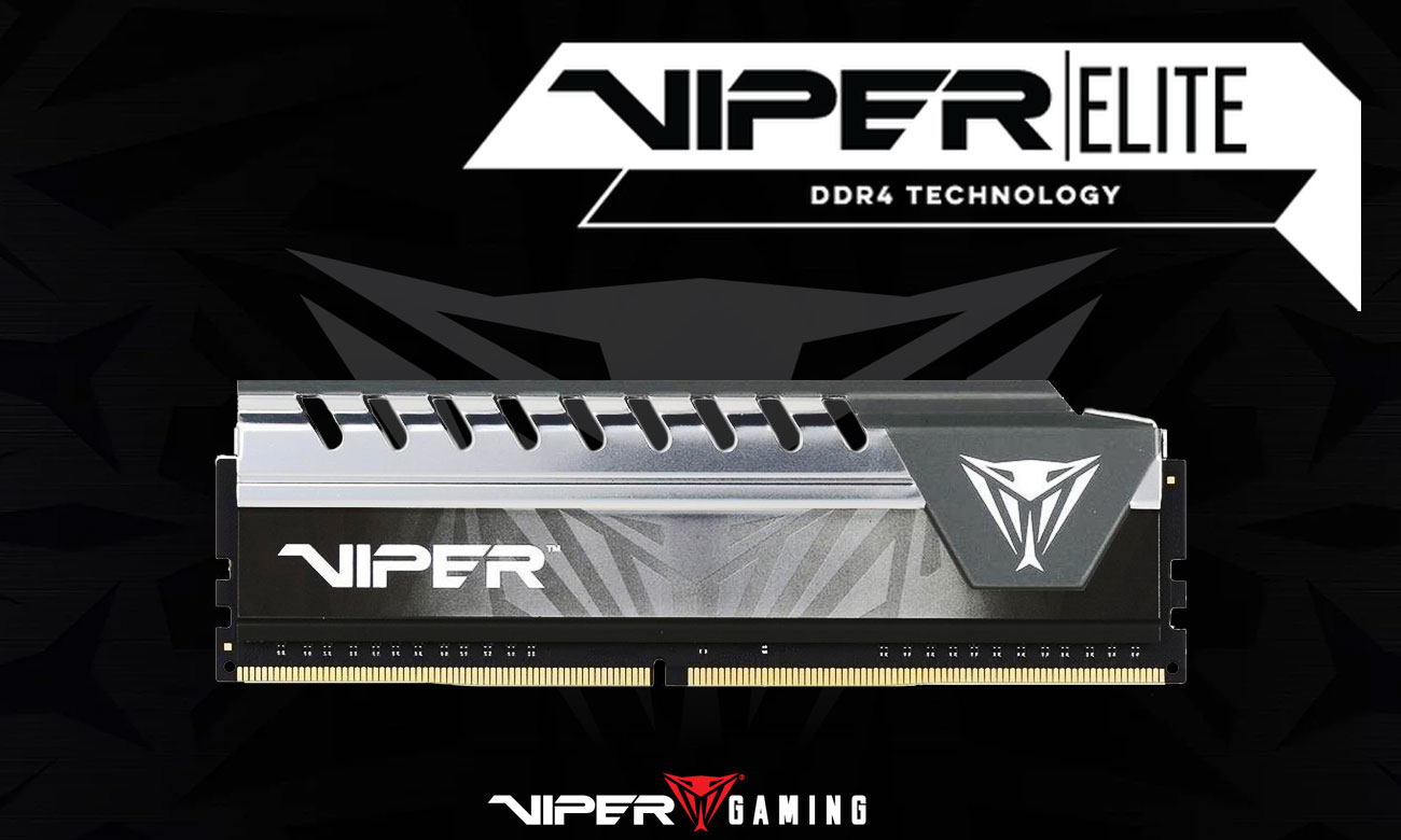 Pamięć DDR4 Patriot Viper Elite Gray Z myślą o najwyższej wydajności