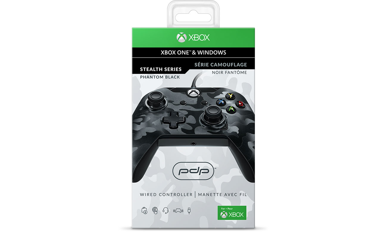 Najważniejsze cechy Kontrolera PDP Pad Xbox One Camo Black