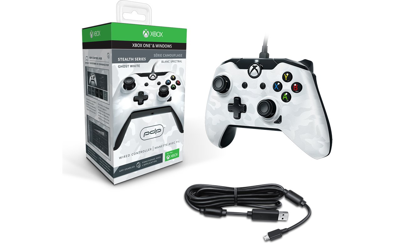 Kontroler PDP Pad Xbox CAMO WHITE