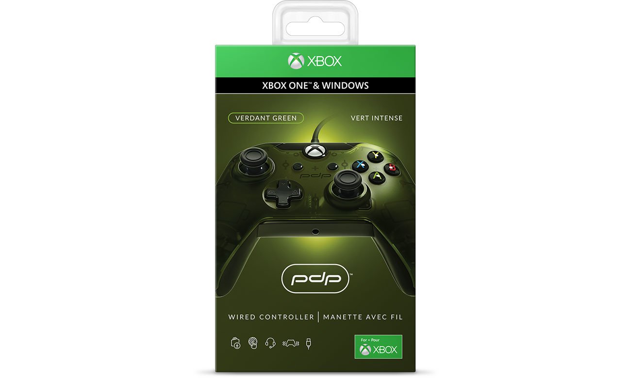Najważniejsze cechy Kontrolera PDP Pad Xbox One Green