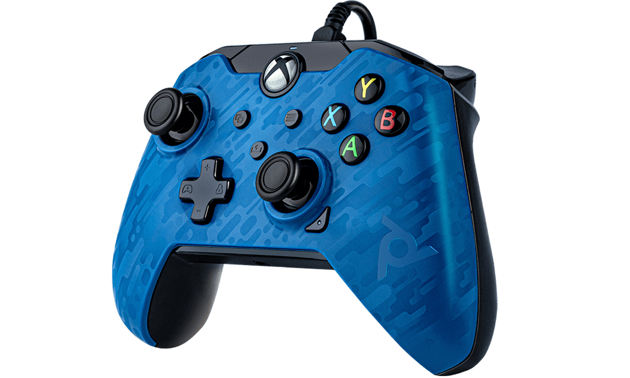 Pad przewodowy PDP Camo Blue do Xbox Series, Xbox One i PC