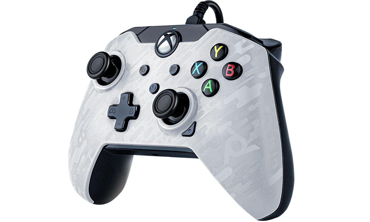 Pad przewodowy PDP Camo White do Xbox Series, Xbox One i PC