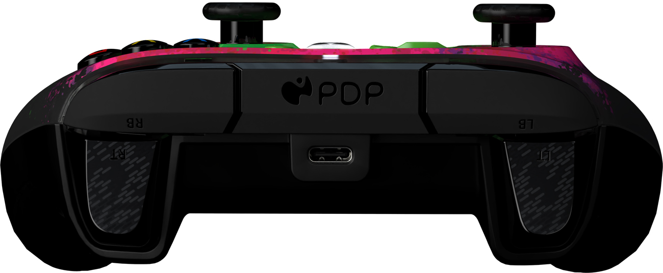 Kontroler PDP Rematch Space Dust Glow in the Dark do Xbox/PC - Widok od góry
