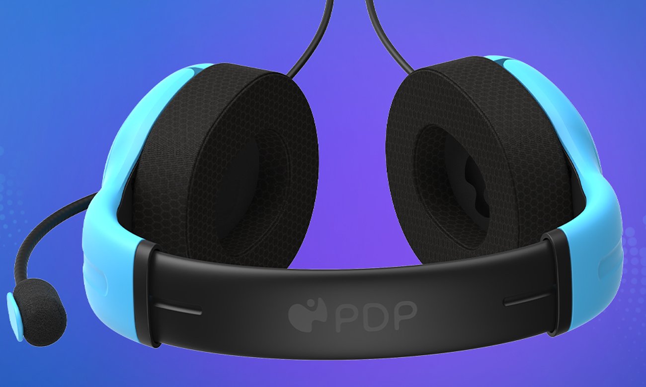 Zestaw słuchawkowy PDP Airlite Niebieski do PS4/PS5 - Widok od góry