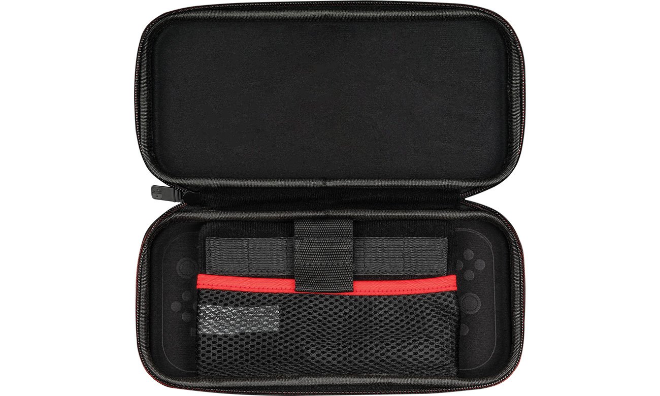 Etui PDP Starter Kit Mario Remix Edition do Nintendo Switch - Widok otwartego etui