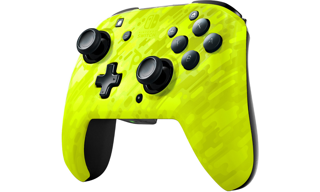 Pad bezprzewodowy PDP Faceoff Camo do Nintendo Switch Żółty