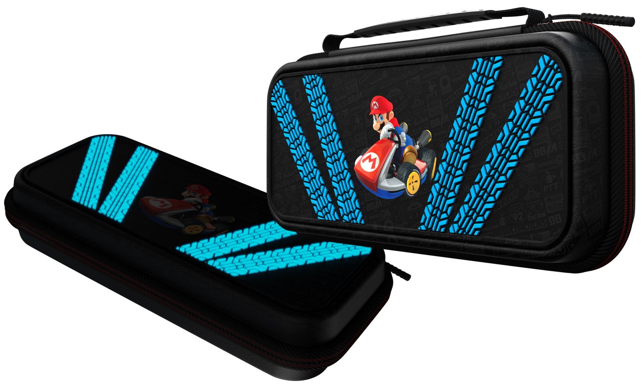 Etui für Nintendo Switch Konsolen PDP Mario Karts Drift Glow in the Dark - Allgemeine Ansicht