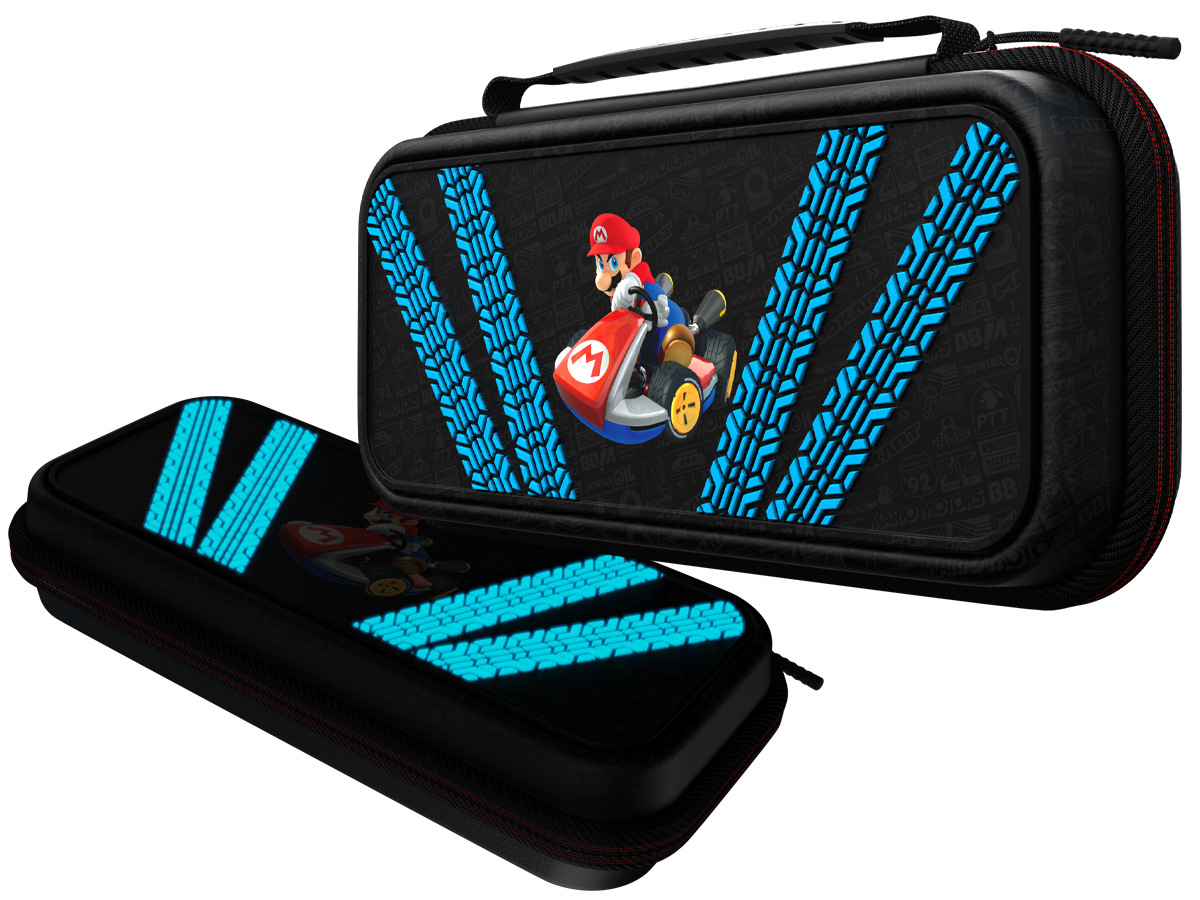 Etui für Nintendo Switch Konsolen PDP Mario Karts Drift Glow in the Dark - Allgemeine Ansicht