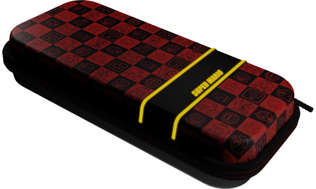 Etui PDP Mario Icon Glow in The Dark do Nintendo Switch - Widok ogólny