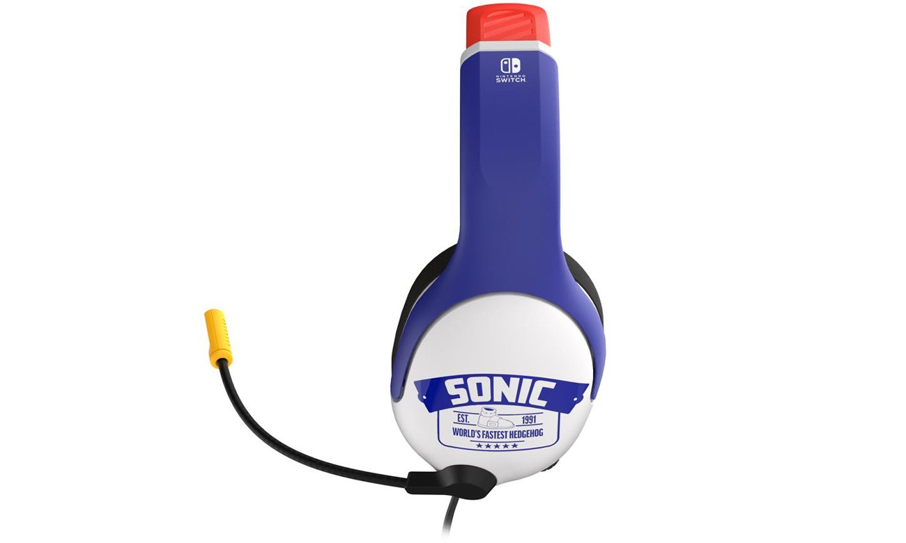 Zestaw słuchawkowy PDP REALMz Sonic Go Fast - Widok lewego boku