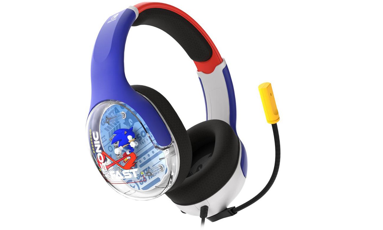 Zestaw słuchawkowy PDP REALMz Sonic Go Fast - Widok od przodu pod kątem