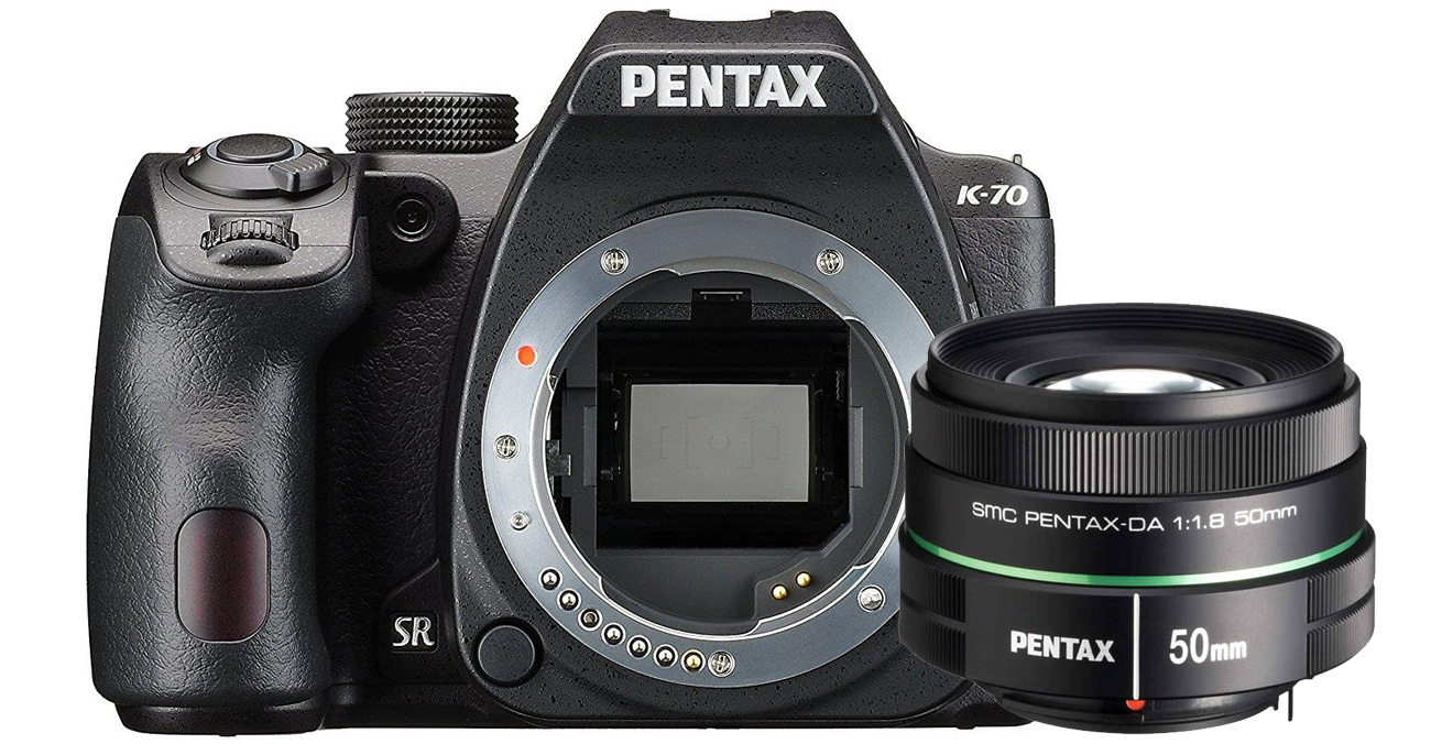 Aparat do zdjęć profesjonalnych K-70 body + DA 50mm F1.8