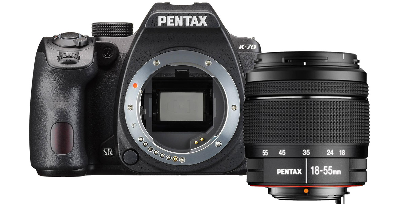 Pentax K-70 Widok Z Przodu