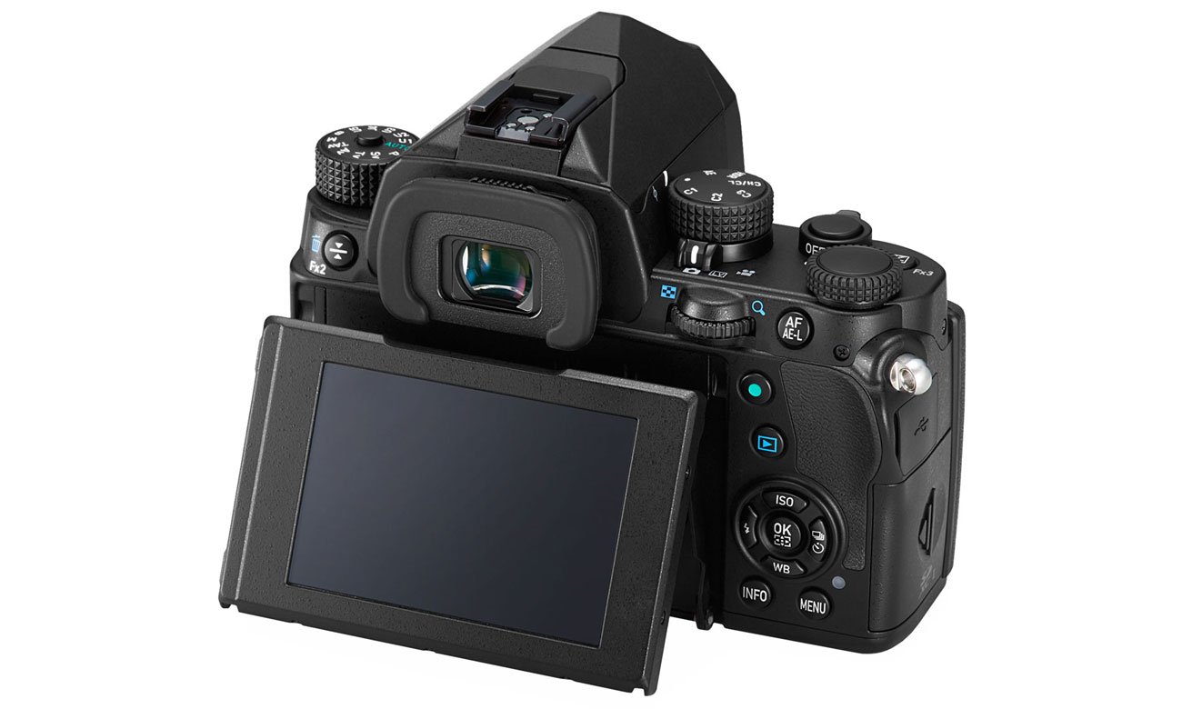 Pentax KP body Wyświetlacz
