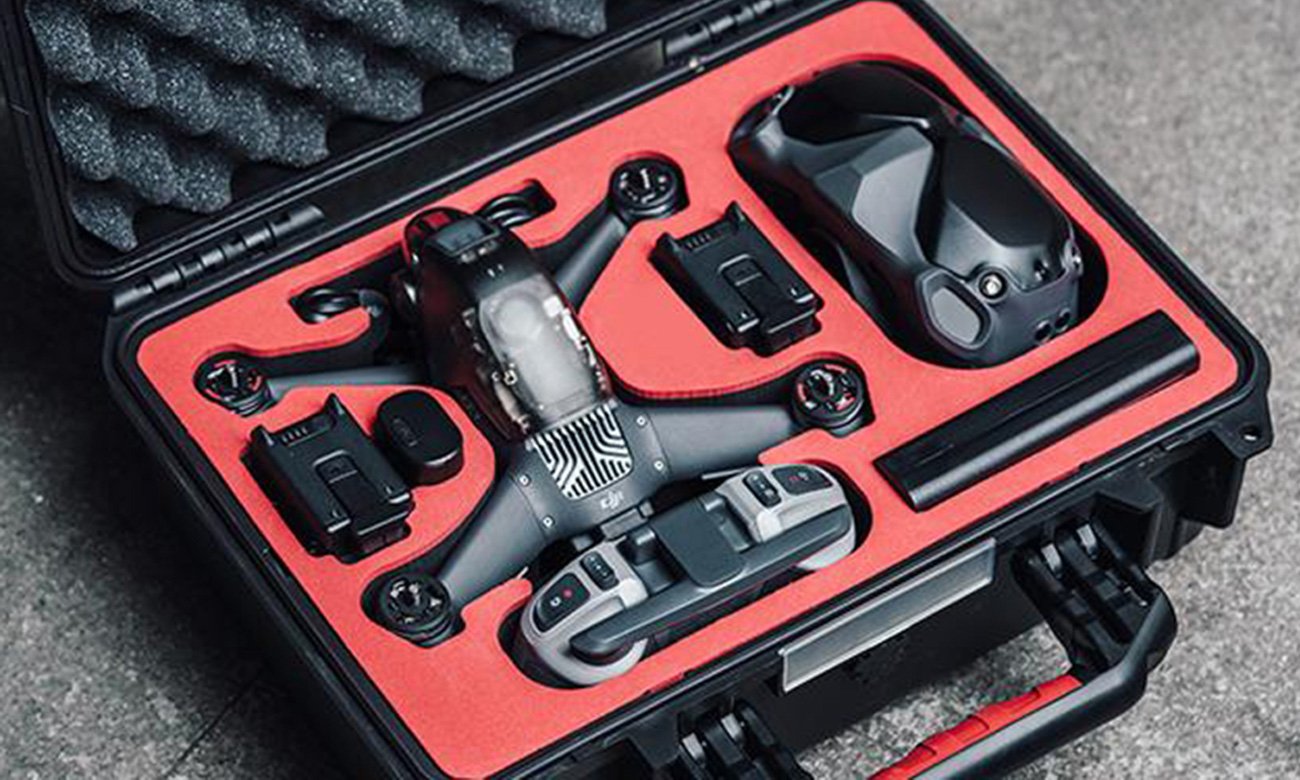 Wodoodporna walizka PGYTECH do drona DJI FPV Combo - Wnętrze