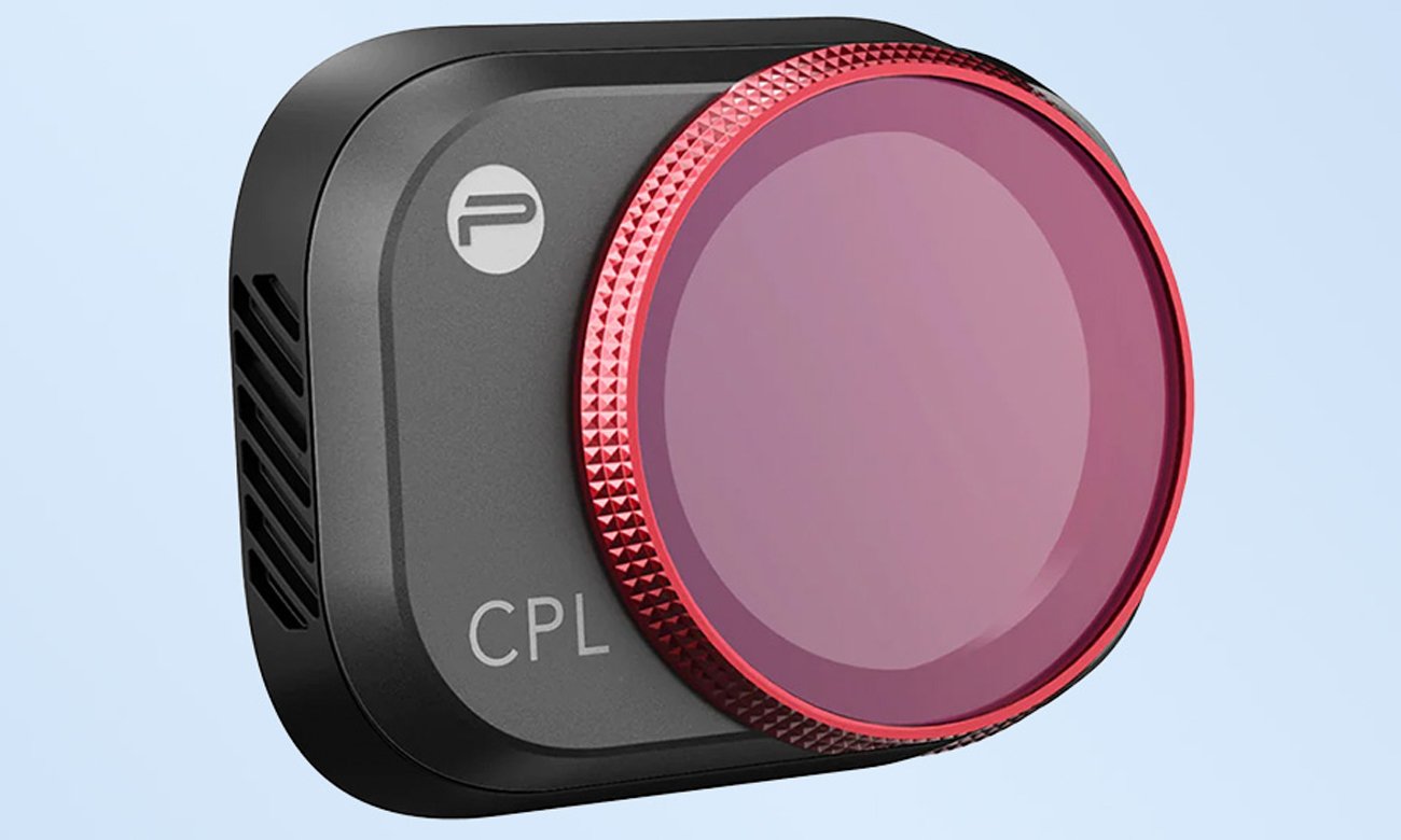 Filtr CPL PGYTECH do drona DJI Mini 3 - Widok od przodu pod kątem