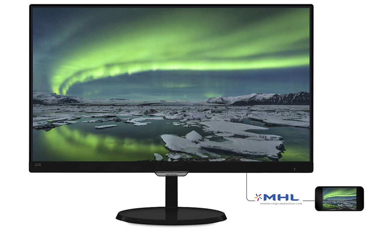 Philips 227E7QDSB/00 Technologia MHL