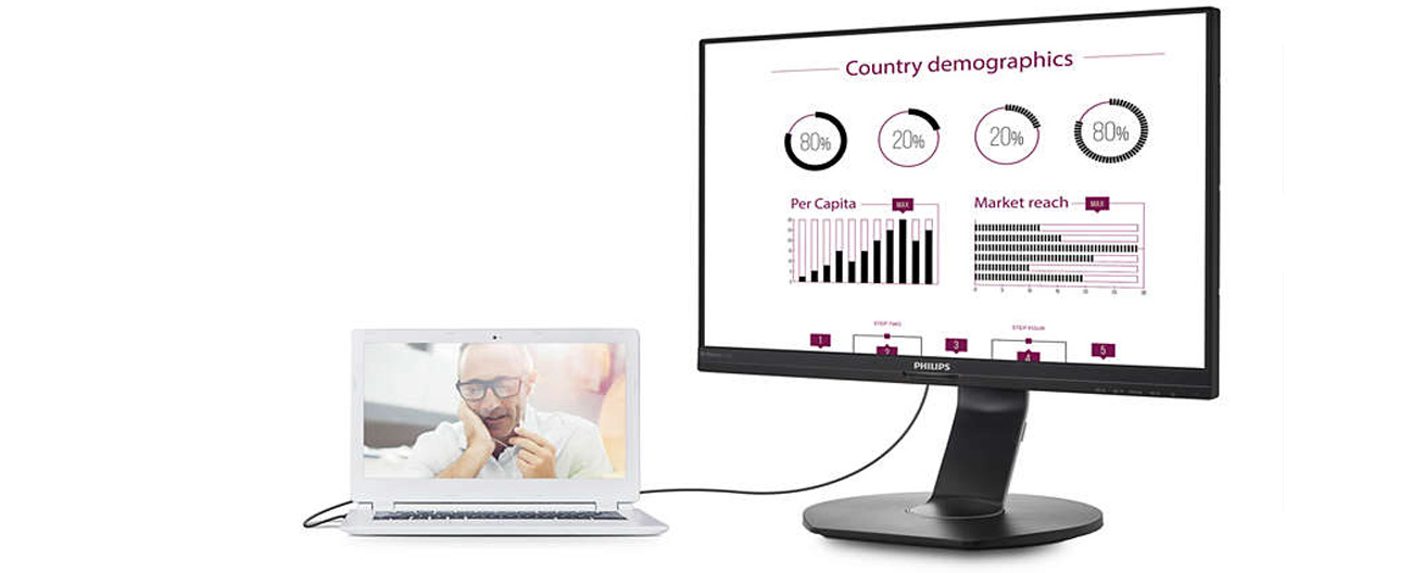 Philips 241B7QUPEB/00 Podłączenie USB