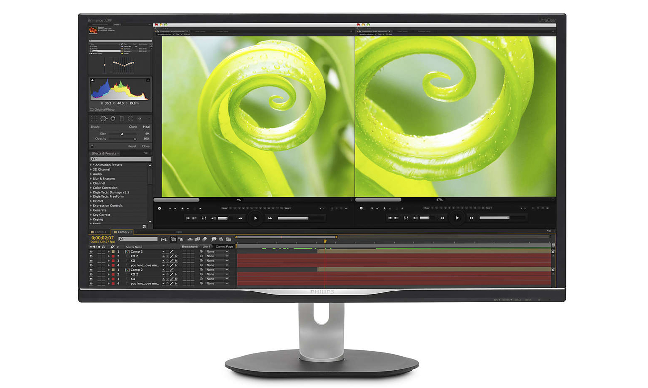 Philips 328P6VJEB/00 4K - Monitory LED 32