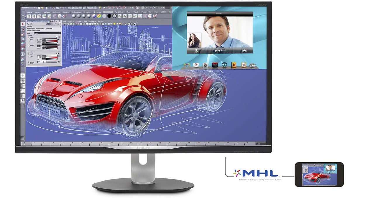 Philips BDM3270QP2 Technologia MHL